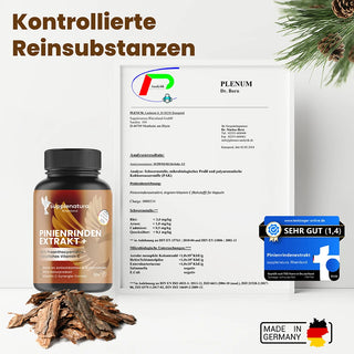 Pinienrindenextrakt Kapseln mit natürlichem Vitamin C