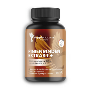 Pinienrindenextrakt Kapseln mit natürlichem Vitamin C